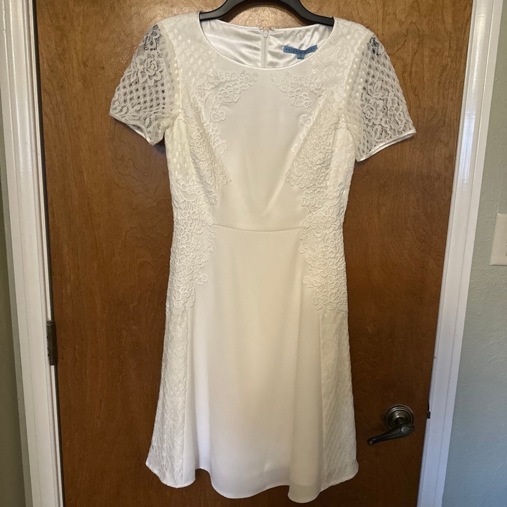 ANTONIO MELANI Lace Fit & Flare Dress